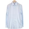 Suitsupply Traveller Uomo Camicia 41L/16L Extra Slim Cotone Blu Manica Lunga