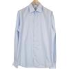 Suitsupply Traveller Uomo Camicia 41L/16L Slim Blu Puro Cotone Formale Manica