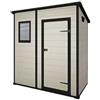 Keter Casetta da giardino keter manor pent 6x4 in resina colore beige con porta battente singola 183,5x111x200,5 cm