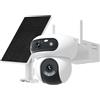 Ezviz Videocamera sorveglianza HB90x Dual 4G Kit (Ricaricabile) White 2K 1440p QHD