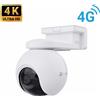 Ezviz Videocamera sorveglianza EB8 Pro 4G Pan&Tilt (Ricaricabile) White 4K 2160p UHD
