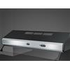 Smeg KSEC61XE3 - Cappa cucina, sottopensile, 60x49 cm, colore Nero, Classe energetica C