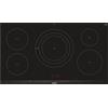 Siemens EH975LVC1E - Piano cottura elettrico in vetroceramica, 91,2 cm, timer con funzione di spegnimento, colore: Nero