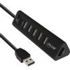 InLine® 66763 Smart Hub, hub USB 3.0 / 2.0 a 7 vie con connessione di ricarica rapida