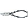 ERBE FORBICE PER UNGHIE IN ACCIAIO INOX, LUNGHEZZA 14,5 CM, A PUNTA CHIUSA, CON MOTIVO A RIGHE. Prodotta a Solingen