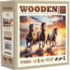 WOODEN CITY Puzzle in legno Cavalli selvaggi sulla spiaggia 1010 pezzi