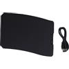 Gistuch Supporto ergonomico pieghevole per tastiera, compatibile con iOS, a forma di V, diviso in due parti, portatile, ricaricabile, wireless, Bluetooth, pieghevole