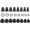 Vankula Kit di dilatazione lobo 1-25 mm 0,5 mm Lobi Dilatare ear stretching set singolo flare plug tunnel orecchio in acciaio inox piercing estensione gioielli per donne uomini