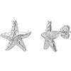 AMOR - Orecchini da donna in argento 925, a forma di stella marina, AMR-E0110