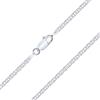 PLANETYS - Catenina Argento Sterling 925 Rodiato Modello Marinara Larghezza: 2.3 mm Lunghezza: 40-45-50-55-60-65-70 cm