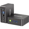 GMKtec Mini PC G3 PRO avec Intel Core i3-10110U (plus performant que 4300U/N150/N95), 8 Go RAM DDR4 (double canal), SSD PCIe 256 Go, Micro Computer 2*HDMI 4K/USB 3.2/WiFi 6/BT 5.2/2.5GbE Lan