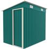 Parama Casetta da giardino in acciaio zincato 1,56x2,06x1,82/1,60m colore verde - 2,70mq