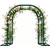 Moubhjd Arco per Rampicanti Verde 220x230cm Modello con base