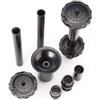 RUIAN Ugelli per fontana e laghetto, accessori per pompa per fontana solare, accessori per fontana, set di pezzi di ricambio per giardino/acquario (2 strati)