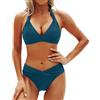 Chanpning Costume Donna Due Pezzi Bikini Donna Mare Costumi da Bagno Vita Alta Sexy Brasiliana Swimsuit Stampa Floreale Hot Push Up per Seno Grande Curvy No Segno Abbronzatura Spiaggia Estate Beachwear S-XXL