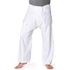 PANASIAM Pantaloni da Pescatore Thai - Pantaloni a Portafoglio in Canapa | Per donna & uomo, pantaloni yoga & arti marziali, vita regolabile, tecnica a portafoglio, tinta unita