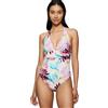 Triumph Summer Fleur Op Plunge Costume da Bagno One Piece, Rosa - Dark Combination, 46 Donna
