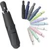 Impervius Patronum Ultraleggero Ombrello Pieghevole da Viaggio Automatico Mini Portatile UPF 50+ - con 6 Stecche Lega Alluminio per Uomo,Donna(Sole/Pioggia, Chiusura Rapida, Compatto Tascabile)