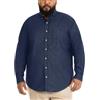 Van Heusen da Uomo 50W5771 Maglia con Bottoni - Blu - XXX Alto