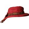 WALKER AND HAWKES - Cappello da Donna in Cera da Equitazione Thelma con Nodo a Fiocco e Finiture in Tartan