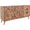 BIZZOTTO CREDENZA 2 ANTE - 3 CASSETTI KANT BIZZOTTO