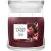 YANKEE CANDLE Candela Giara Media Signature Black Cherry