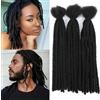 DXdixiu Dreadlock Extensions Synthetic Hair 30 Strands 100% Full Handmade Permanent Loc Extension Hair for Women/Men/Kids Daily Wear & Parties (1B)