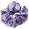 QinGoo Scrunchies per capelli in Organza Elastici per capelli da donna, accessorio per capelli-1 pezzo(Glazed Viola)