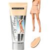 Probuk Bein Make Up Waterproof Body Coverage Perfector per gambe, trucco corpo a lunga durata 24 ore, copertura per tatuaggi, fondotinta per coprire le gambe, tono uniforme della pelle, marrone chiaro, 100 g