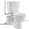 VEVOR Sistema di Triturazione per WC con Pompa Trituratrice da 700 W, Scarico Posteriore WC con Scarico Verso l'Alto per Seminterrato, Smaltimento dell'Acqua a Doppio Scarico, Kit Triturazione WC