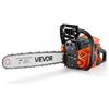 VEVOR Troncatrice a Benzina da 508 mm 62 cc 2,7 kW con Motore a 2 Tempi, per Lavorazione del Legno e Disboscamento, Starter Sincronizzato con Acceleratore, Impugnatura Antiscivolo e Doppio Serbatoio