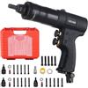 VEVOR Kit Rivettatrice Pneumatica per Inserti Filettati, 20 Pezzi Mandrini, Mandrini M5 M6 M8 M10, Forza di Trazione 1134 kg, Interruttore Avanti/Indietro, per Auto, Edilizia e Produzione Industriale