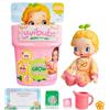 LUVIBUBS Bambola Luvibubs; pianta i semi, aggiungi acqua e scopri come Cheerful Charlie appare nel suo vaso; vaso convertibile in seggiolone, accessori e racconto digitale; giocattolo da collezione dai 3 anni