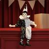 Pagliaccio con Gambe Penzolanti Souvenir Del Circo Bambola Pagliaccio Snodabile