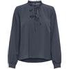 ONLY Onlnova Life Vis L/S Monica Top, Ombre Blu, S