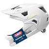 ABUS YouDrop FF - Casco integrale per mountain bike, per bambini e ragazzi, con mentoniera rimovibile, colore: bianco, taglia S