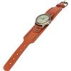 LALADEFIEE Orologio da Polso da Donna Cinturino in Cuoio e Metallo Quadrante con Numeri Romani Stile Vintage Retrò, Regalo di Natale, Watch For Women