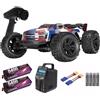 Arrma KRATON 6S V6 1/8 4X4 BLX Brushless Blu/Rosso - Monster Truck Elettrico ...