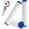 Fllyvly Filtro per Soffione Doccia in Cotone PP 2 in 1 | Acqua Purificata e Morbida | Funzione Powerwash | Elimina Calcare e Cloro | Risparmio per Pelle e Capelli Sani cartuccia filtrante per filtri doccia