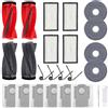 VIEWALL Accessori per Roborock Qrevo Edge 2,Qrevo EdgeT,Saros 20/20 Neo,Saros 10R | Qrevo 2 Pro,Qrevo Curv 2 Pro,Qrevo CurvX,2 Spazzole Principali,4 Filtri HEPA,6 Sacchetti,4 Panni per Pulizia,4 Spazzole