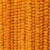 Krati Exports 5 ghirlande di calendula da 1,5 m, decorazione indiana/americana, per feste di nozze, ghirlande finte per matrimoni, decorazione Diwali, fiori primaverili (arancione)
