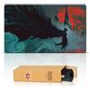 Paramint The Raven's Nightmare (Bordi cuciti) - Tappetino da Gioco Bloodborne - Compatibile con Magic The Gathering - Gioca a MTG, YuGiOh, TCG - Disegni Originali