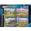 Ravensburger Happy Days Royal Residences 4X 500 Piece Jigsaw Puzzle for Adults & Kids Age 10 Years Up