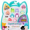 Squish-a-longs Mini-Squish - Confezione da 8 (onda 4, stile 4) include Bubba la mucca viola, Townes the Green Juice, Tundra the Plum Husky e molto altro ancora