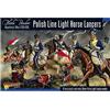 Warlord Games Black Powder, linea polacca napoleonica, lancieri di cavalli leggeri, miniature di Wargaming