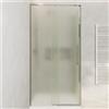 Parama Box doccia 120x70cm scorrevole profili cromati vetro 8mm opaco anticalcare h200 | Gili