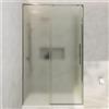 Parama Box doccia 140x80cm scorrevole profili cromati vetro 8mm opaco anticalcare h200 | Gili