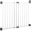 roba Cancelletto di Sicurezza per Porta Easy Step, in Metallo, Extra Alto, Larghezza Variabile 60-97 cm, Bianco