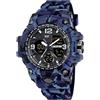 Calypso Orologio Digitale Uomo Analogico in Gomma Blu K5855/2