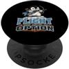 Flight Was Never an Option Funny Penguin Il volo non è mai stato un'opzione divertente Penguin Archer PopSockets PopGrip Adesivo